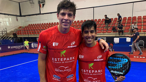 Juan Tello y Fede Chingotto inicio Brasil torneo 2019