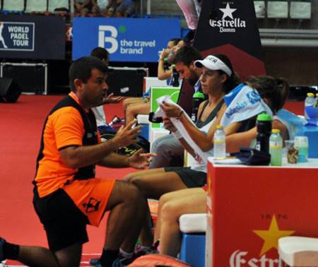Juan Alday con Marta y Cata Alicante Open
