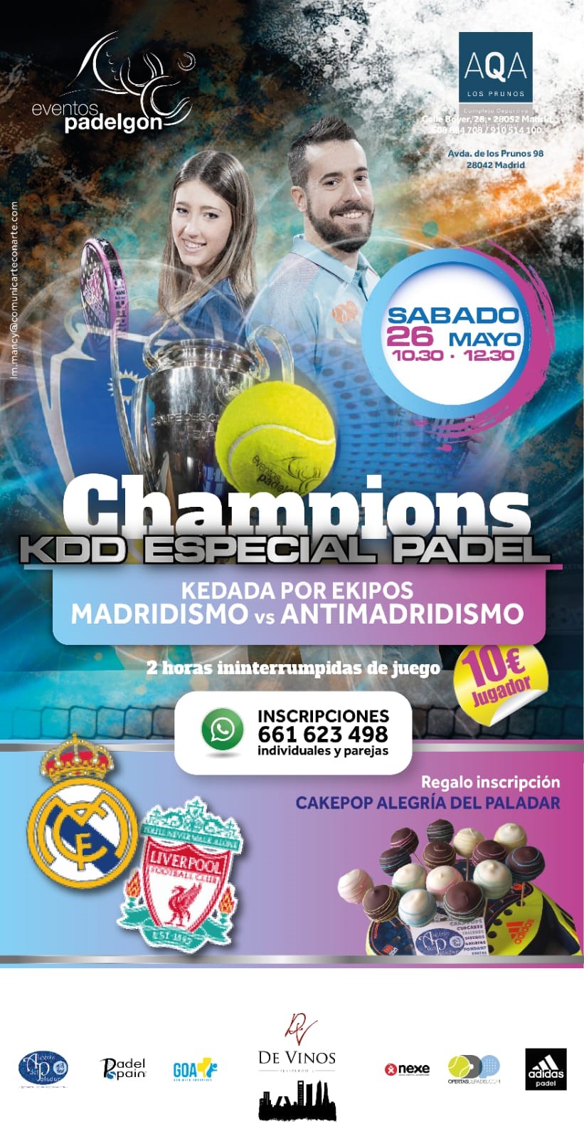 Kedada AQA Los Prunos champions league