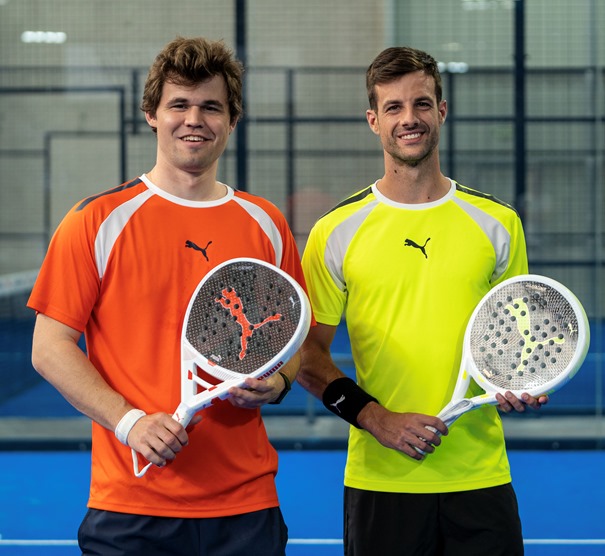 Magnus Carlsen y Momo Gonzlez PUMA