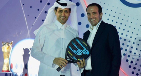 Nasser Al-Khelaïfi, del fútbol y los negocios...¿a montar un circuito de pádel?