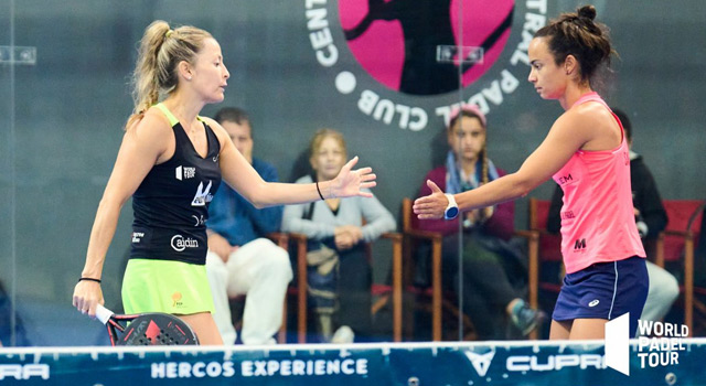 Nela Brito y Sara Pujals previas Cantabria Open final 2022