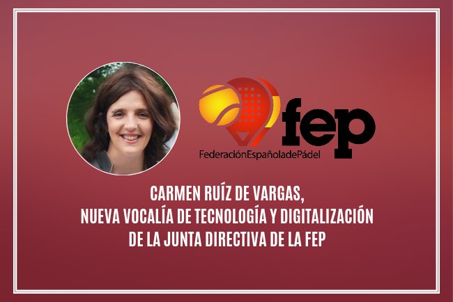 Nueva vocal Junta Directiva FEP Carmen Ruiz de Vargas