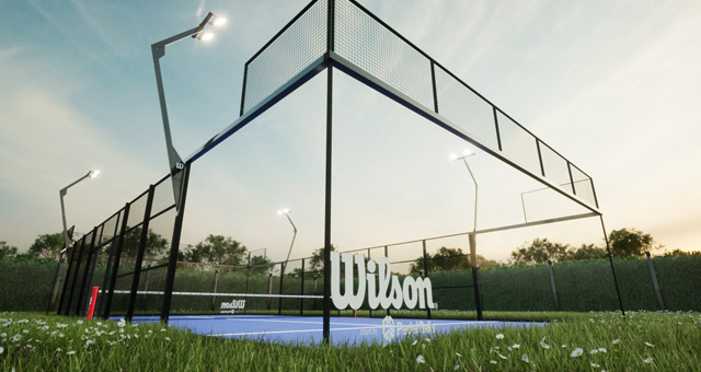 Fabricacin pistas Wilson padel Galis