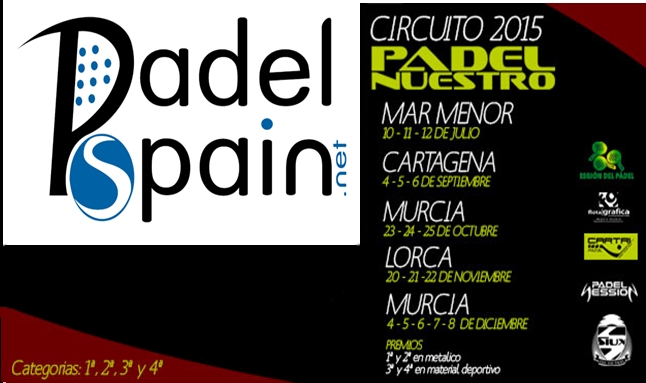 Somos el medio digital oficial del I Circuito Padel Nuestro en la Regin de Murcia