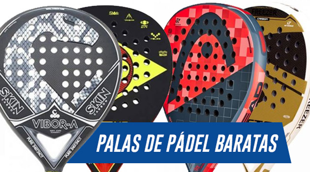 Descubre cuáles son las palas de pádel más baratas de las marcas más  famosas del mercado