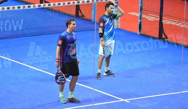 Paquito Navarro y Sanyo Gutirrez durante la final