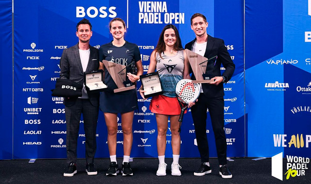 Entrega título Paula Josemaría y Ari Sánchez Viena Open 2023