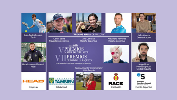 V Premios Ciudad de la Raqueta y Mara de Villota 2018