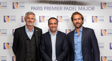 Presentación de campanillas para el Greenweez Paris Premier Padel Major: la pista Philippe Chatrier cambiará el tenis por el pádel