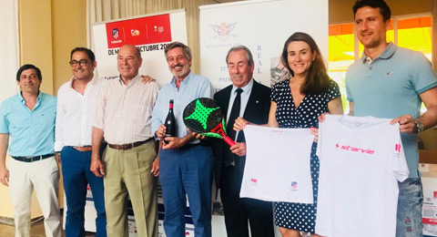 Presentacin oficial de la llegada solidaria del Circuito Fund. Atltico de Madrid a Crdoba