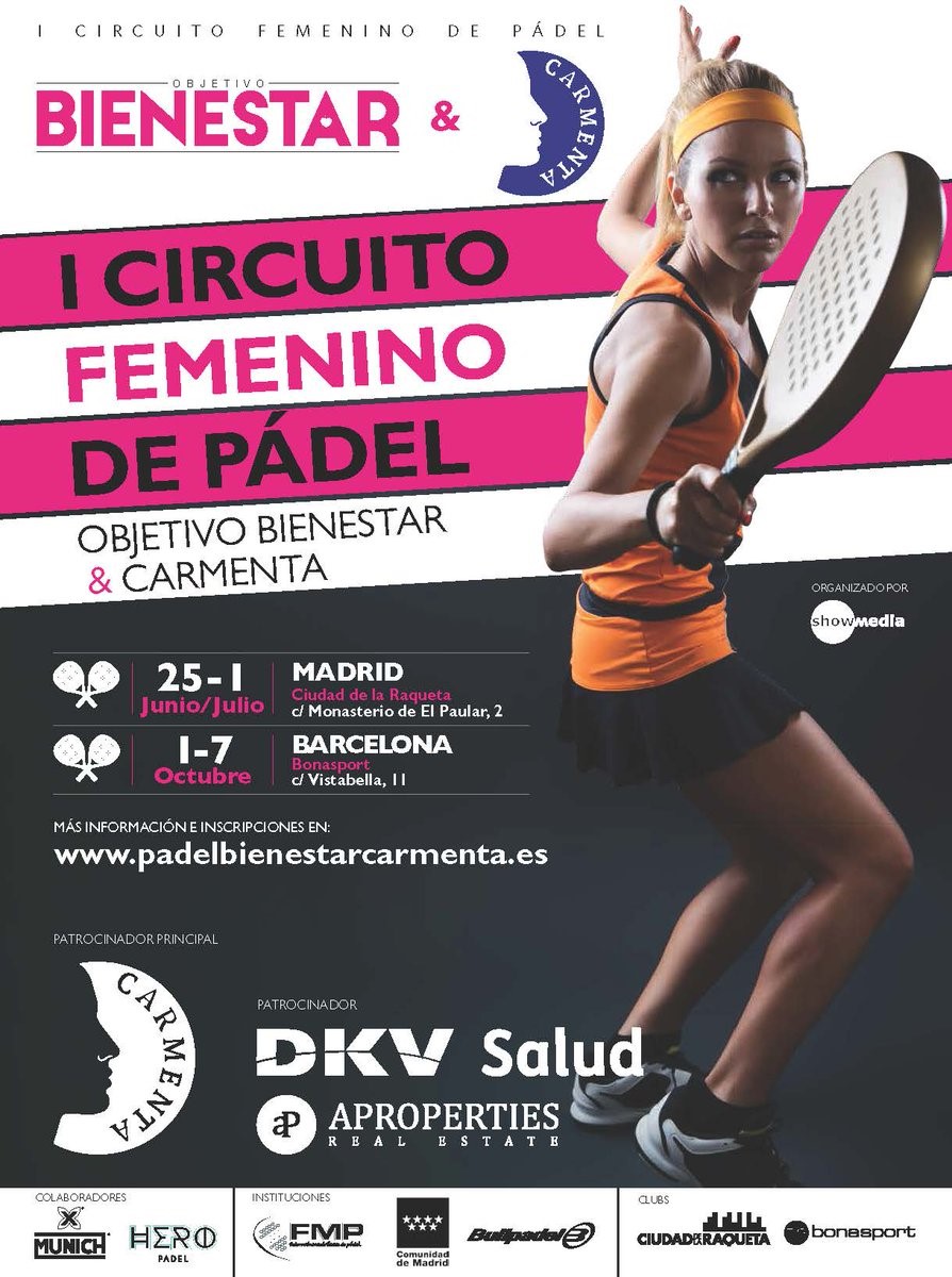 Circuito femenino Pdel Madrid y Barcelona
