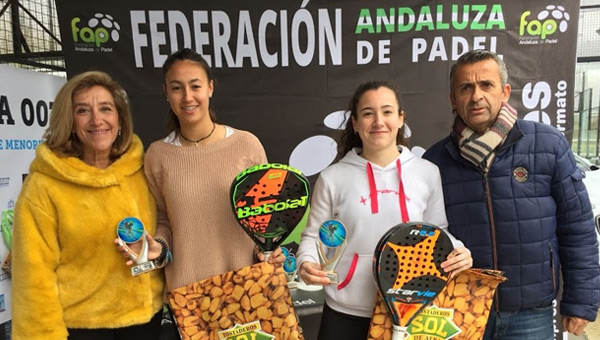 Ganadoras menores chicas torneo menores FAP 2018 granada