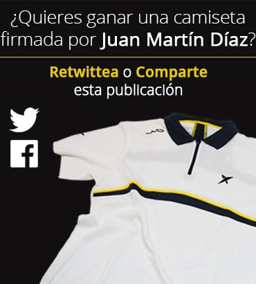 Sorteamos la camiseta de Juan Martín Díaz