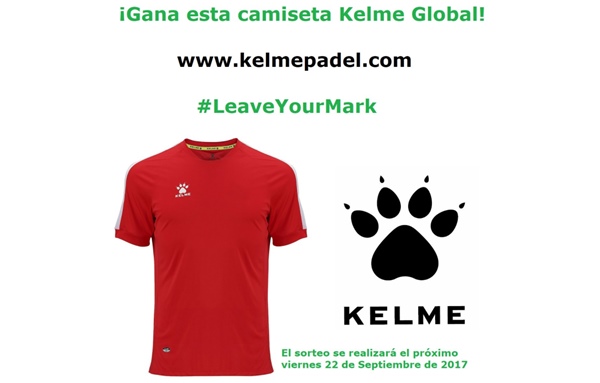 Camiseta Kelme Padel sorteo septiembre 2017
