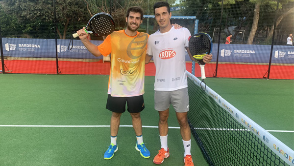 Jos Carlos Gaspar y Teo Zapata previas Cerdea Open