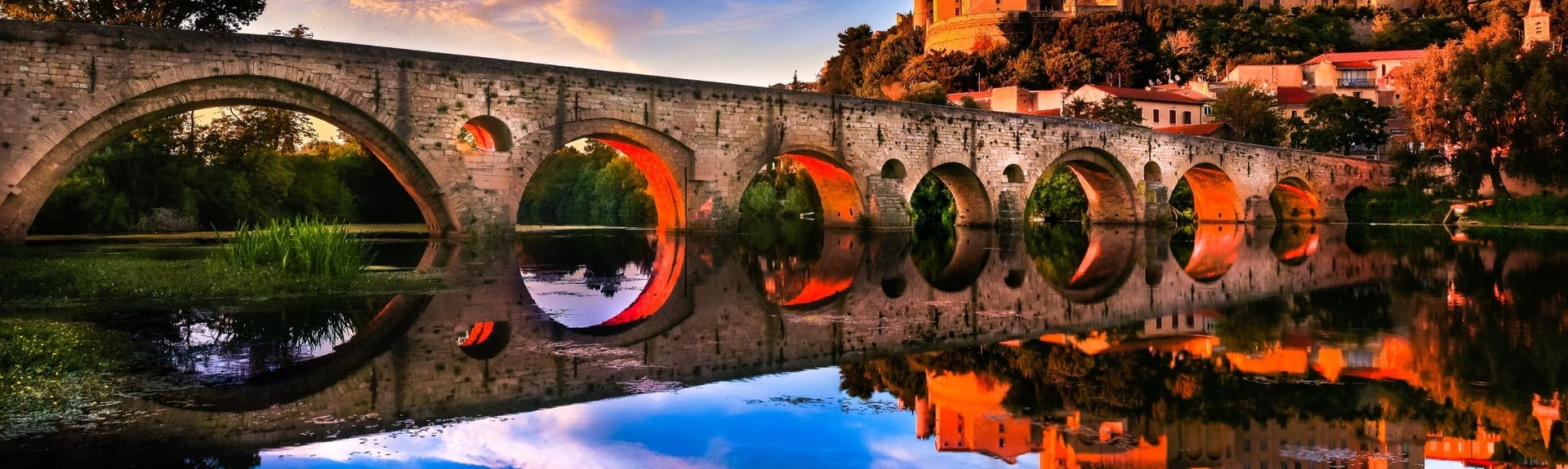 Ciudad de Bziers puente medieval