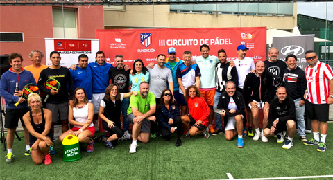 El Circuito Solidario de la Fundacin Atltico de Madrid pudo con la lluvia madrilea