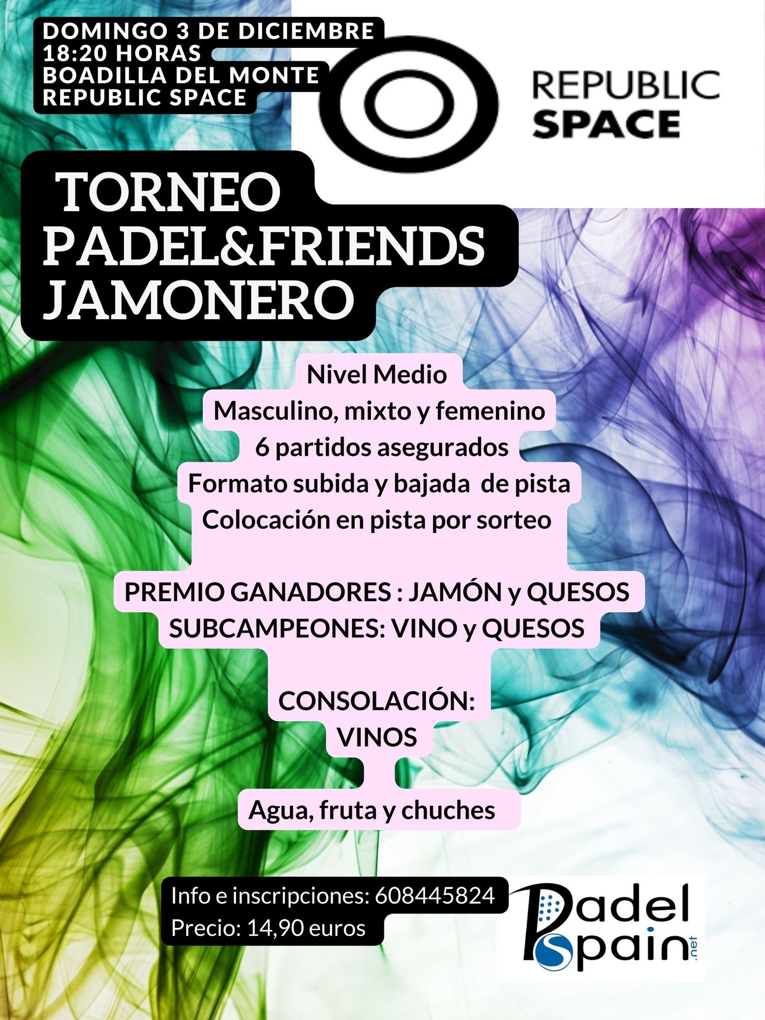 Torneo jamonero Padel and friends Republic Space