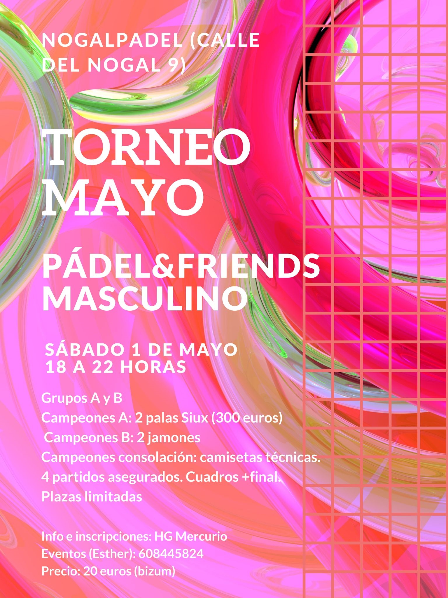 Torneo padel and friends mayo 2021