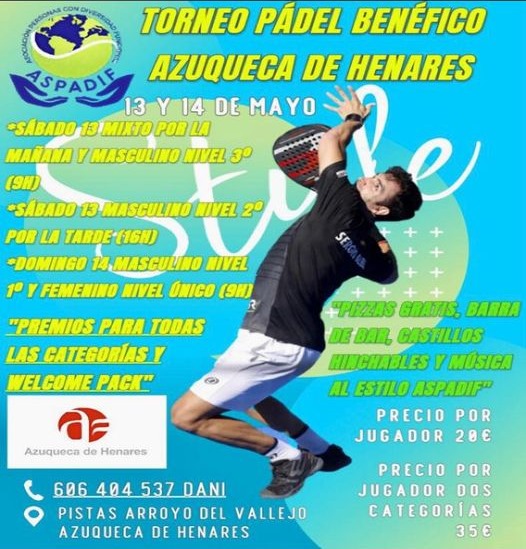 Torneo benfico Aspdif abril 2023