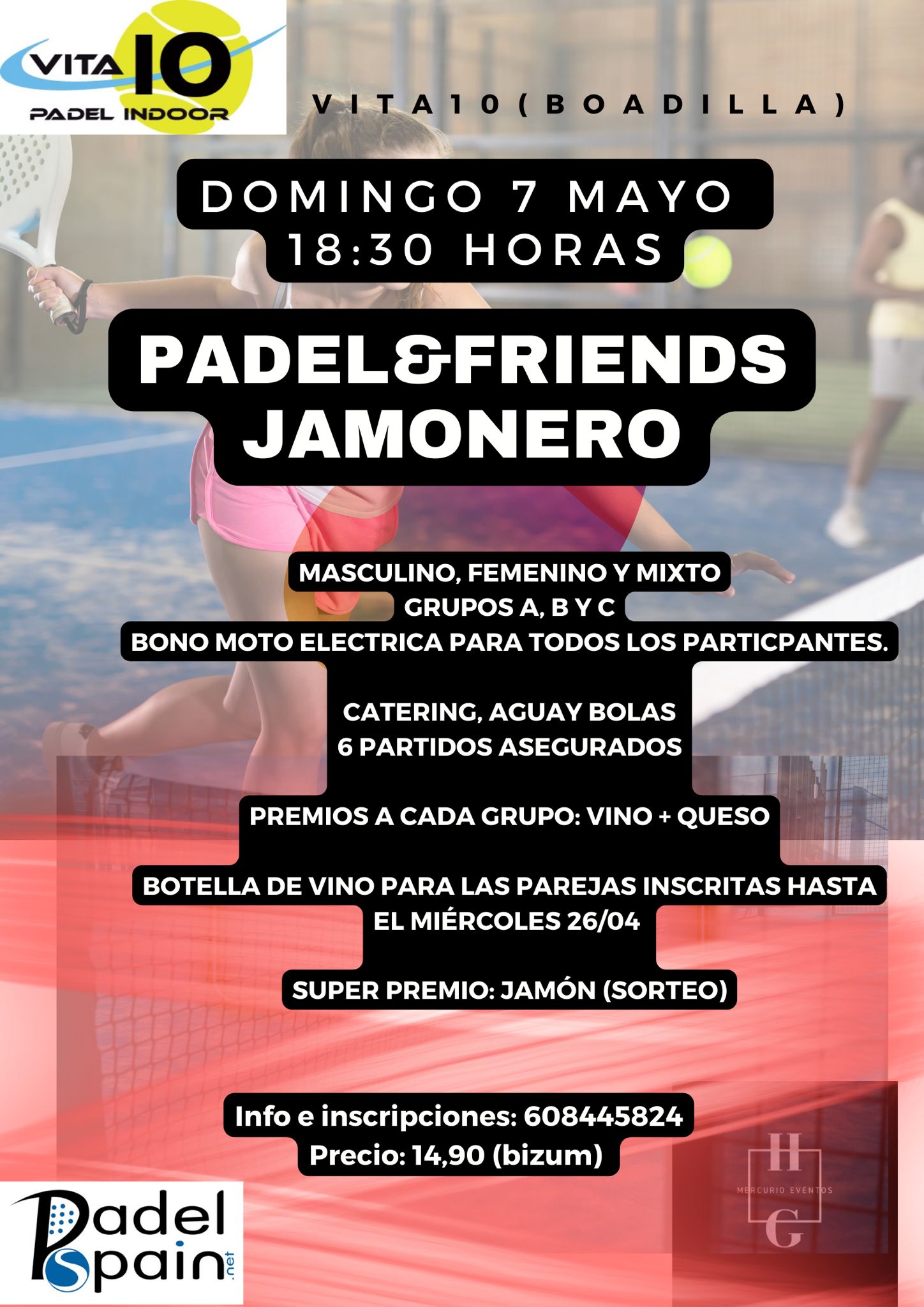 torneo padel&friends jamonero vita10 mayo 2023