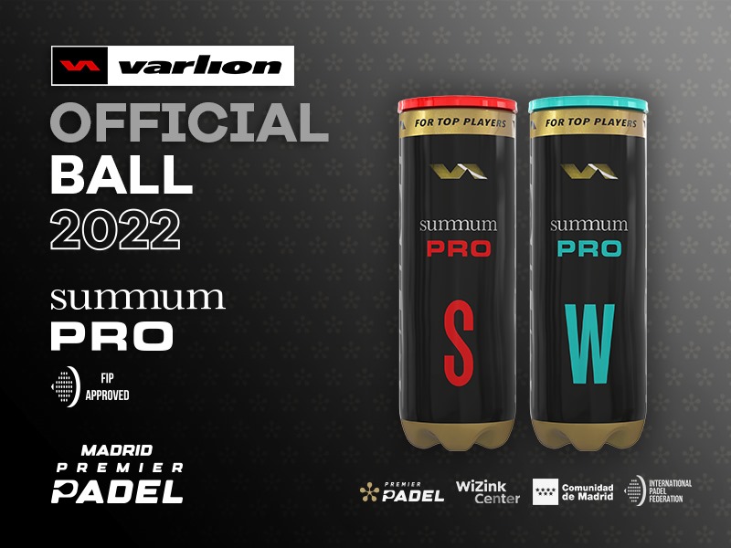 Varlion bola oficial Madrid Premier Padel