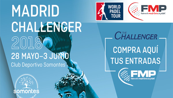 Venta entradas Challenger Madrid CD Somontes