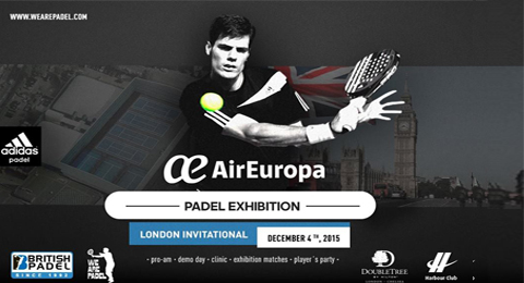 Llega a Londres el Air Europa Padel Exhibition