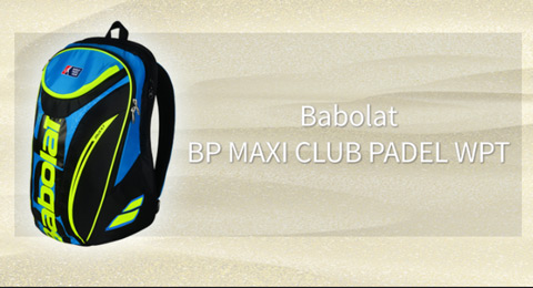 Lleva a la pista todo lo que necesitas con la mochila Babolat Maxi Club Padel WPT
