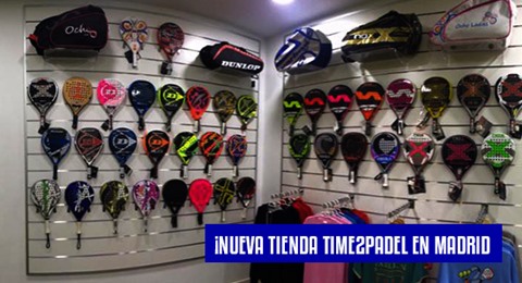 Time2Padel prosigue con grandes sensaciones en su tienda de Madrid