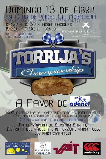 Torneo Torrijas Championship en La Moraleja a favor de Adanef