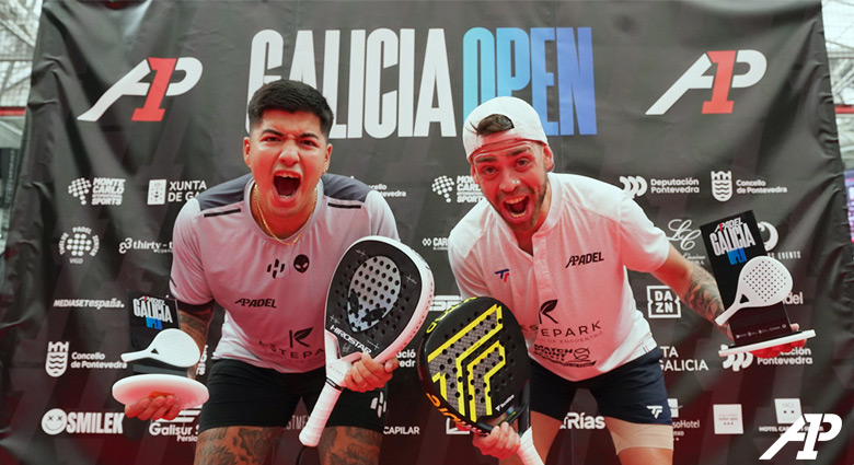 Tolito Aguirre y Gonzalo G. Alfonso, ganadores del Pontevedra Open