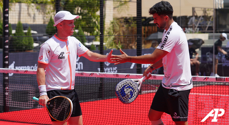 Víctor Saenz y Diego Gil segunda jornada Marbella master 2024