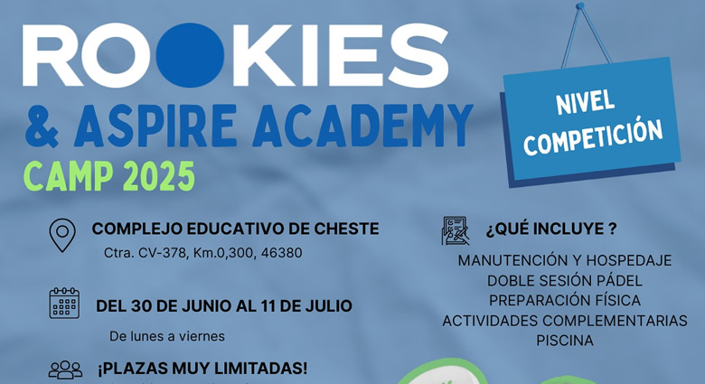 Cartel-rookis-Academy-Padel-CV-2025