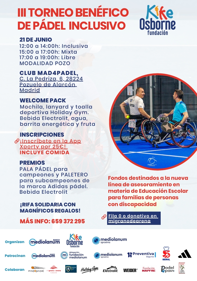 III Torneo Fundación Kike Osborne Madrid 2025 Pozuelo