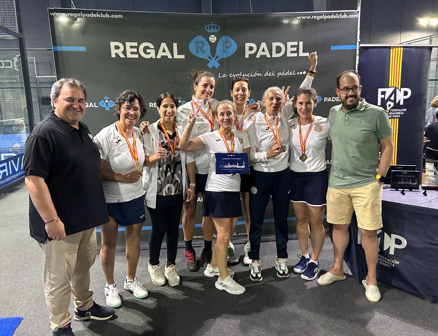 Club Tenis Chamartín campeonas cto españa veteranas FEP Zaragoza 2025