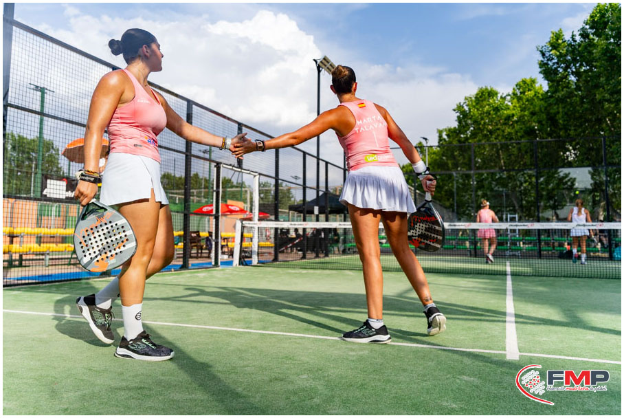 Amanda López y Marta Talaván en la final (FMP)
