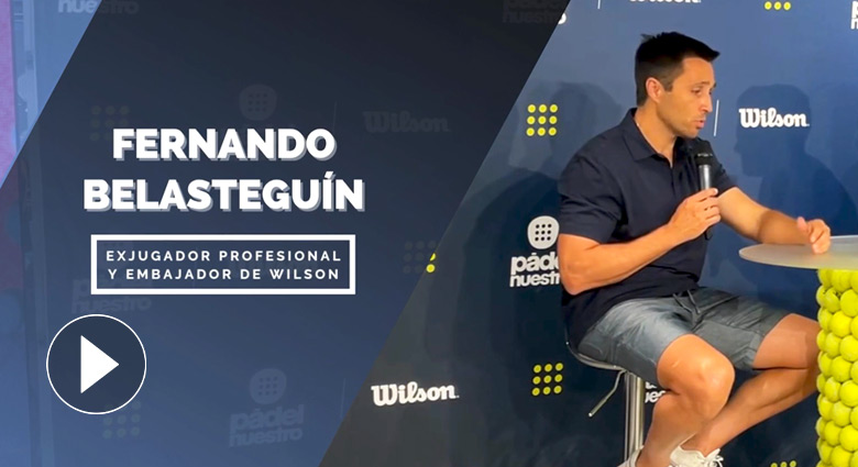 Entrevista Fernando Belasteguín presentación nueva colección Wilson junio 2025