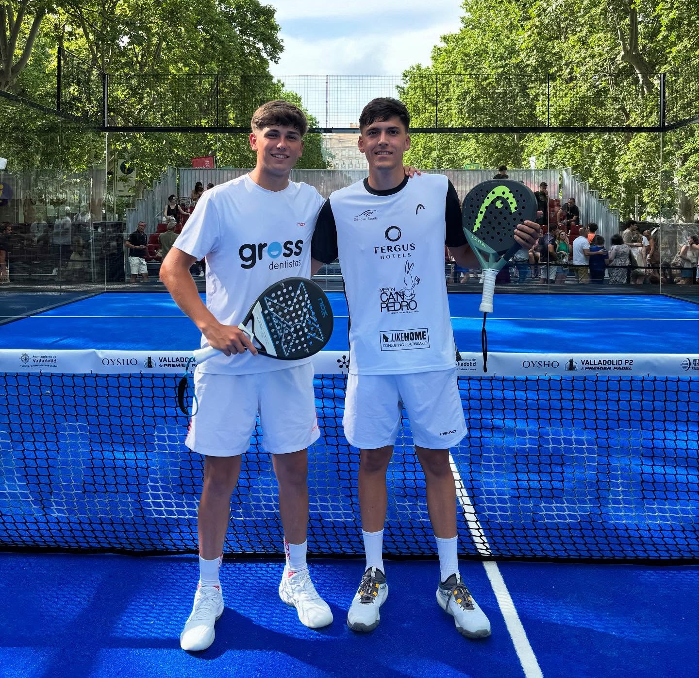 Jaume Romera y Marcos González segundo día previas Valladolid 2025