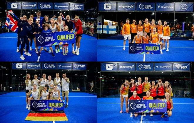 Clasificadas chicas Fase 2 FIP Euro Padel Cup 2025