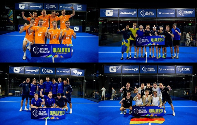 Clasificados chicos Fase 2 FIP Euro Padel Cup 2025