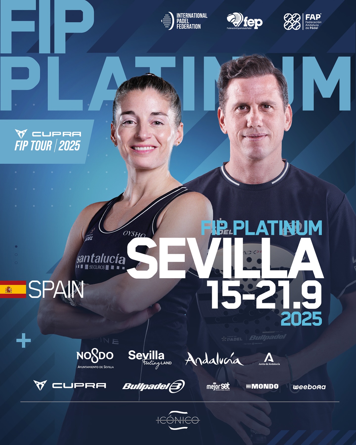 Cartel FIP Platinum Sevilla 2025