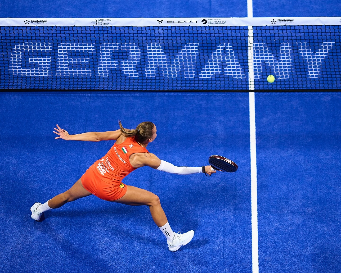 Dora Andrejszki jugadora húngara Premier Padel Alemania 2025 