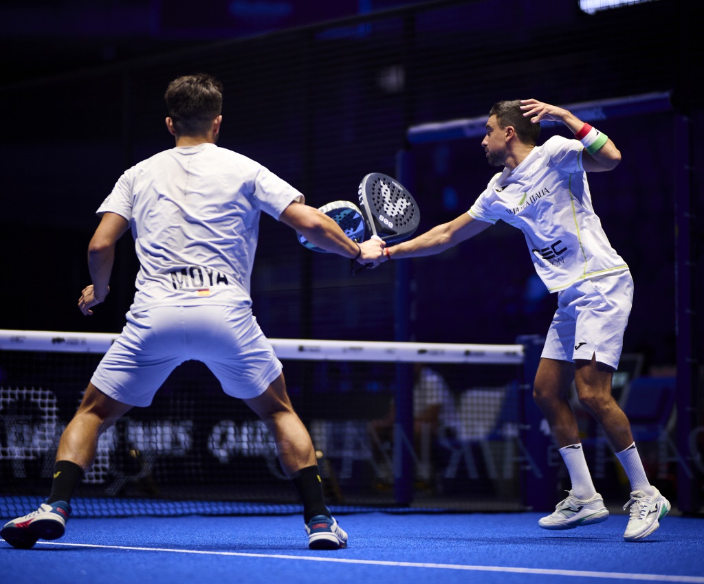 Jesús Moya y Aris Patiniotis primera ronda Madrid P1 2025