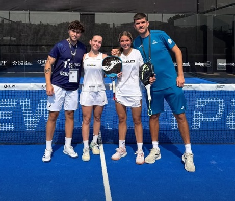 Claudia Ordóñez y Candela Lucendo finales previas Newgiza 2025