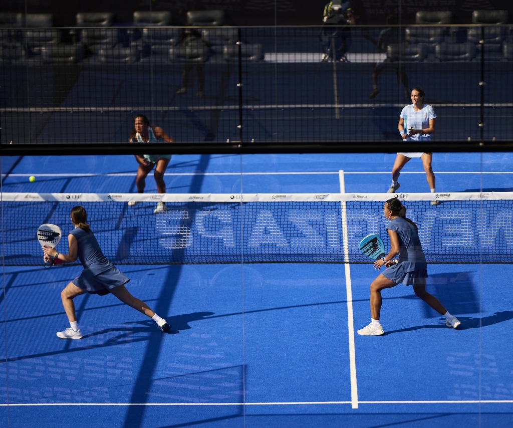 Léa Godallier y Giorgia Marchetti primera ronda cuadro final Newgiza 2025
