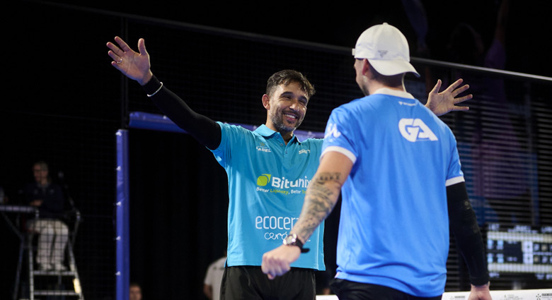 Sanyo y Gonza Alfonso victoria octavos Premier Padel Rotterdam 2025