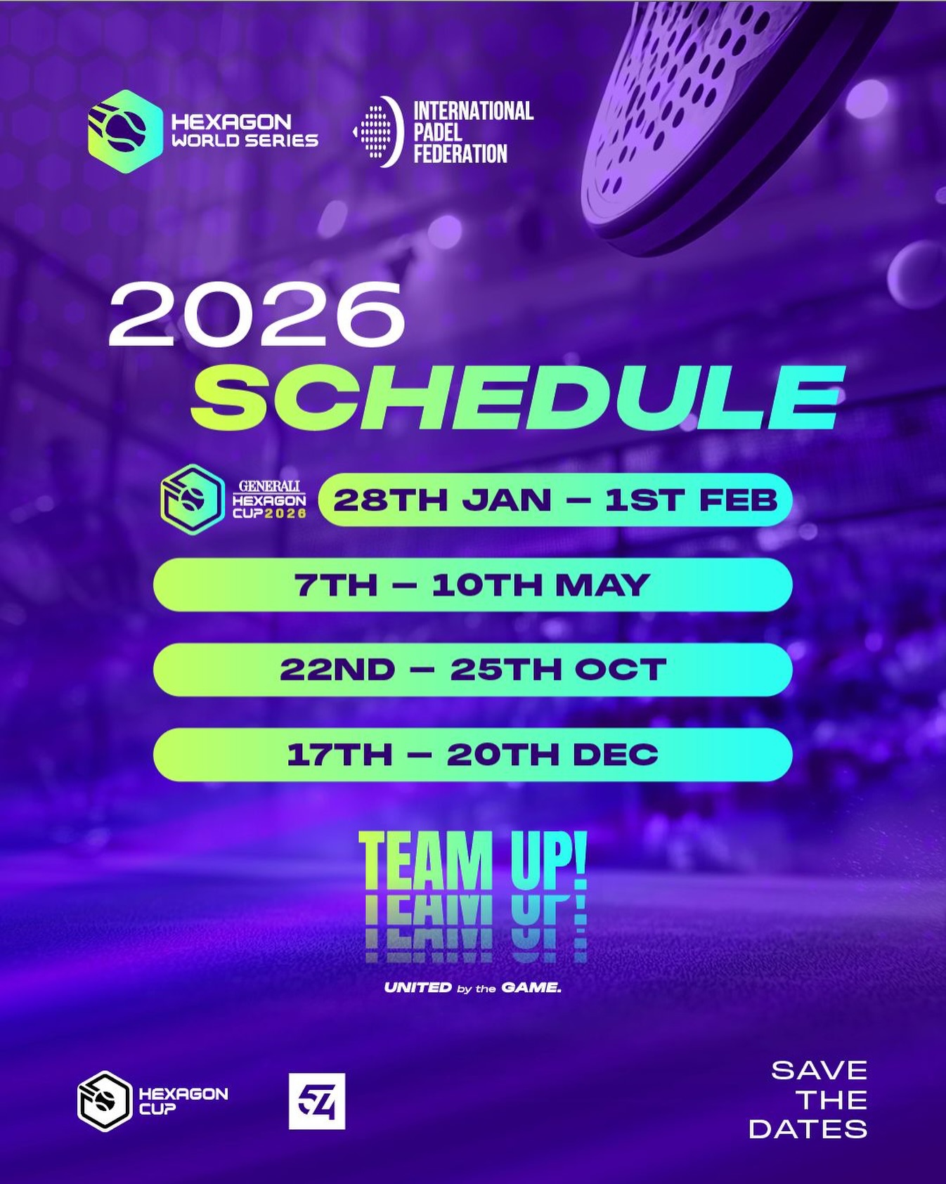 Calendario-Hexagon-World-Series-2026