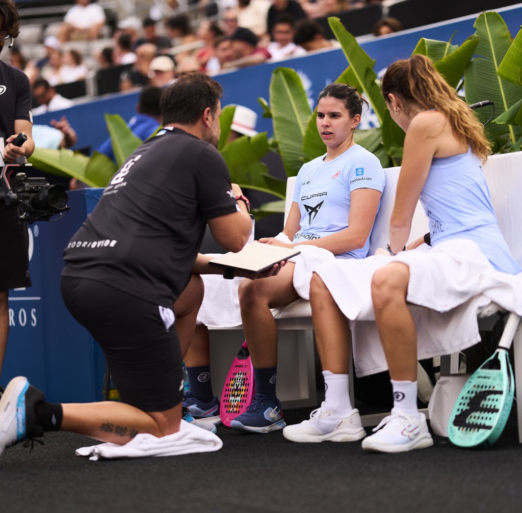 Delfi y Gemma banquillo final Major México 2025